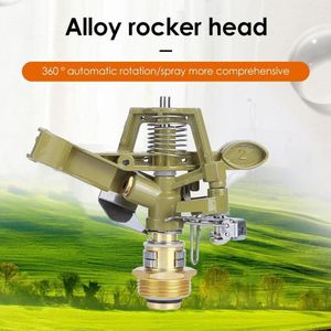 Allecto Plus - Irrigatiesproeiermondstuk 360° draaibaar - Tuimelaar voor tuin irrigatiesysteem met aluminium buitendraad
