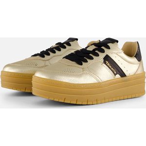 Tamaris Sneakers goud Synthetisch - Dames - Maat 40