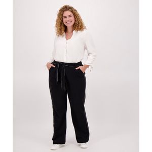 Zwarte Broek/Pantalon van Je m'appelle - Dames - Plus Size - Travelstof - 50 - 4 maten beschikbaar