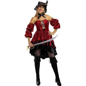FUNIDELIA Elegant Corsair Piraten Kostuum voor Dames - Maat: XS