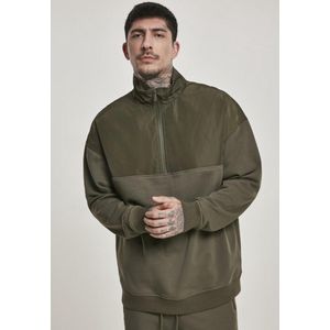Urban Classics - Military Troyer Sweater/trui - L - Groen