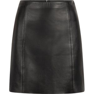 AVERY LEREN ROK - ZWART - MAAT 3XL (46)