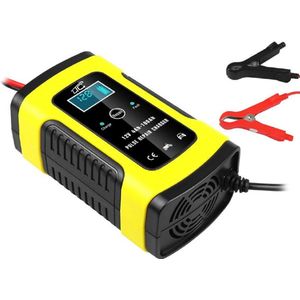 LTC - Auto batterijlader Druppellader - 12V 6A Batterijen Lcd-scherm voor Gel/AGM Batterijen Lood-zuur