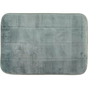 Differnz Relax badmat – Microfiber – normal foam – Groen – 60 x 40 cm