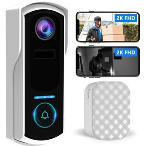 ApexArte® Deurbellen met Camera - Video Deurbel - Draadloos - Full HD