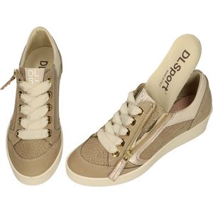 Dlsport -Dames - taupe - sneakers - maat 41