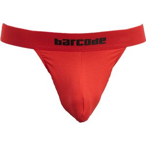Barcode Berlin Basic Suspender Eros Red - MAAT S - Heren Ondergoed - String voor Man - Mannen Thong