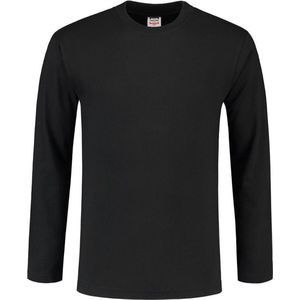 Tricorp t-shirt lange mouw - Casual - 101006 - zwart - maat L
