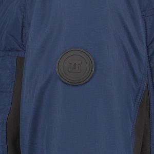 Twinlife Heren Hybrid Bomber - Jassen - Waterdicht - Vormvast - Blauw - 2XL