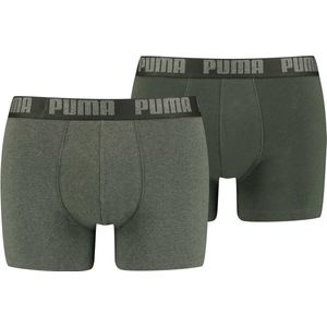 Puma - Basic Boxer 2-Pack - Ondergoed - XL - Groen