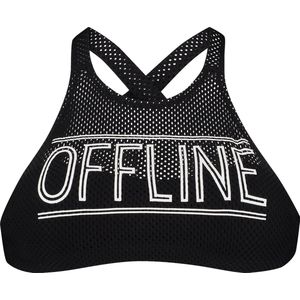 Hunkemöller Croptop Offline - Zwart/ Wit - Maat S