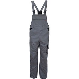 Carson Workwear 'Contrast Bib Pants' Tuinbroek/Overall Grey - 58