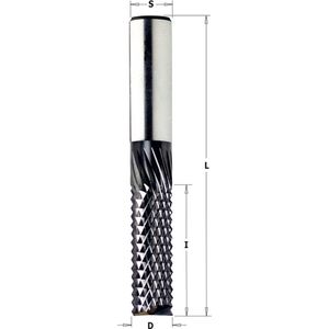 VHM schrobfr. composiet Ø12x25/75mm. z=4 S=Ø12