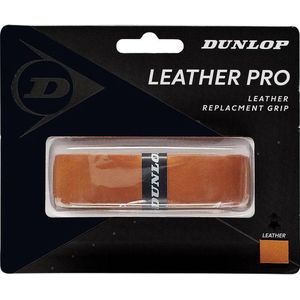 Dunlop Replacement grip leer Leather pro bruin