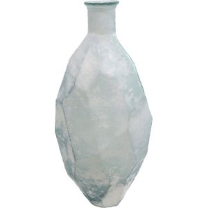 DKNC - Vaas Cappadocie - Gerecycled glas - 29x29x59cm - Wit