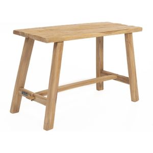Tall Men Standing Vintage teakhouten bankje 80 x 30 x H 50 cm - handgemaakt en duurzaam