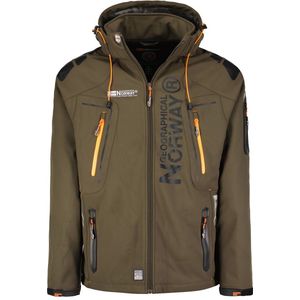 Geographical Norway Softshell Jas Heren Techno Kaki - M