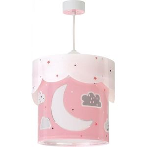 Dalber Moon - Kinderkamer hanglamp - Roze;Wit