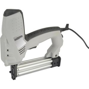 Elektrische Nietmachine 50 W - Traploos instelbare slagkracht met 100 Klemmen en Spijkers