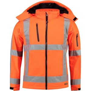Tricorp Soft shell jack RWS - Workwear - 403003 - Fluor Oranje - maat 4XL