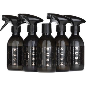 RUSH Essential Package - Voor Auto & Motor - Auto wassen - Autoshampoo - Velgenreiniger - Bekleding reiniger - Ruitenreiniger