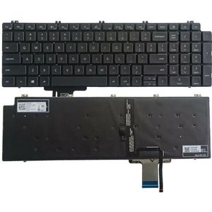 Notebook Toetsenbord geschikt voor o.a. Dell Precision 7550 / 7560 / 7750 Series - P/N: 0713DM