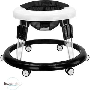 Eszenzics™ Baby loopstoel - Compact opvouwbaar - Verstelbaar - Stille zwenkwielen - Veiligheidsgordel - Veilig en getest - Rollator - Loopwagen - Loopstoeltje