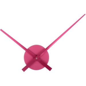 Karlsson Wandklok Little Big Time Mini Metallic - Roze - Ø41cm - Wandklok Scandinavisch