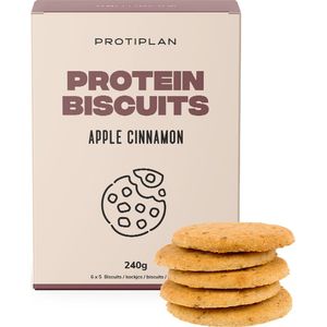 Protiplan | Protein Biscuit | Appel Kaneel | 30 x 8 gram | Low Carb Cake | Eiwitrijk | Snel afvallen zonder hongergevoel!