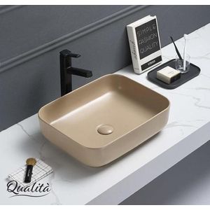 WASKOM QUALITÀ KLEUR LINE INCL. CLICKWASTE MAT ZAND BEIGE