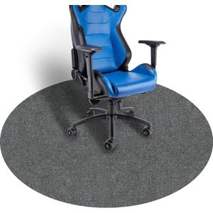 Vloerbeschermingsmat, bureauonderlegger, gaming bureaustoel, stoelmatten, 120 x 120 cm, rond, harde vloer, verbeterde versie, groot, antislip, multifunctioneel stoeltapijt voor thuis