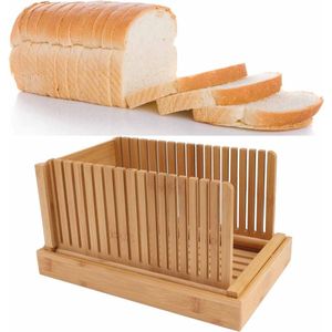 Compacte en opvouwbare verstelbare breedte toast brood snijgids - Broodsnijmachine - HTML-content - Zelfgebakken brood .