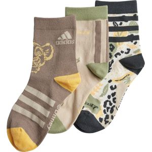 adidas Performance adidas Disney Lion King Sokken 3 Paar - Kinderen - Bruin- 25-27