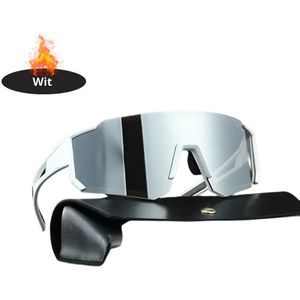 Livano - Festival Bril - Rave - Space - Techno - Freaky Glasses - Heren - Dames - Zonnebril - Wit
