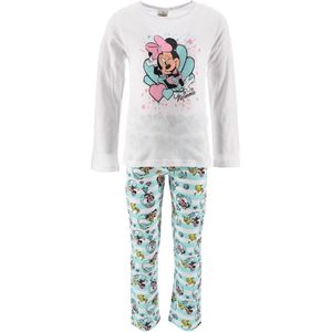 Minnie Mouse Pyjama - Bio Katoen - Wit - 98