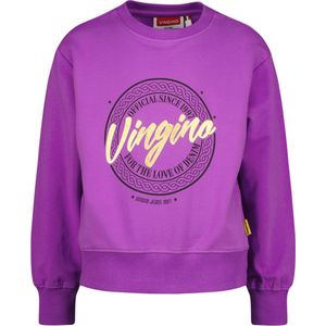 Vingino Sweater Narisse Meisjes Trui - True purple - Maat 140