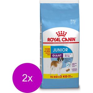 Royal Canin Giant Junior - Hondenvoer - 2 x 15+3 kg