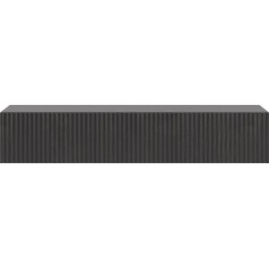 Selsey - NOLIE - Wandconsole met lade - 90 cm - Portland Zwart Essenhout