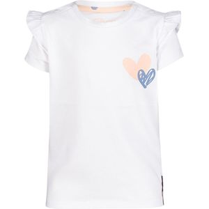 4PRESIDENT T-shirt meisjes - White - Maat 74 - Meiden shirt