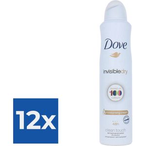 Deodorant (Persoonlijke verzorging)spray Invisible - Voordeelverpakking 12 stuks