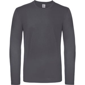 B&C #E150 Men's T-shirt long sleeve CGTU05T - Dark Grey - M