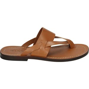 Vanni V5103 - Heren slippers - Kleur: Cognac - Maat: 44