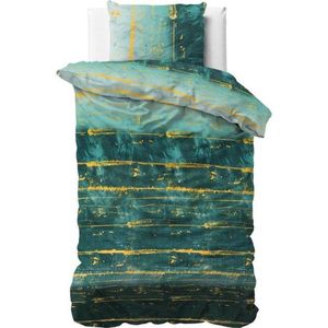 Cotton Touch dekbedovertrek - 140x200cm - Bloemetjes Strijkvrij