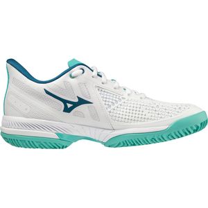 Mizuno Tennisschoen Padelschoen Wave Exceed Tour 5 Dames Wit Groen