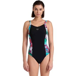 Arena W Bodylift Swimsuit Stefania Back C black-grape Violet