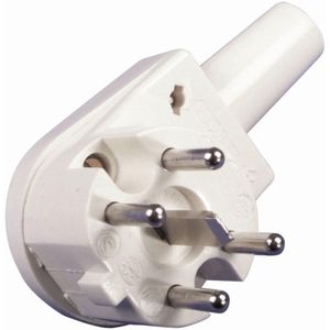 Q-Link Perilex 5-pins (m) haakse stroomstekker / beige