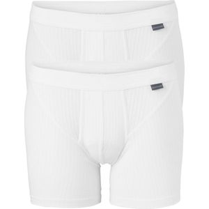 SCHIESSER Authentic shorts (2-pack) - met gulp - wit - Maat: XL