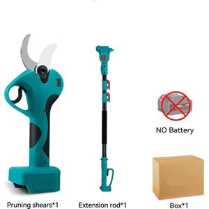 Telescoop Takkenschaar - Elektrische Snoeischaar - Heggenschaar Accu - Borstelloze - 45MM - 2800W - 2-in-1 Tuinschaar - voor Hoge Takken - Zonder Batterij