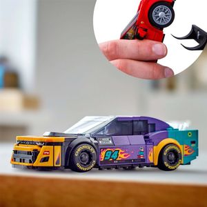 Muurbeugel voor LEGO Speed Champions - NASCAR Next Gen Chevrolet Camaro ZL1 - LEGO Speed Champions wall mount - LEGO technic - Lego auto houder - Zwart
