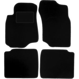 Zwarte veloursmatten voor: Mitsubishi Lancer VII stationwagen, sedan (2003-2008)
